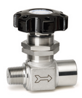 Diaphragm Packless Valve Stainless Steel Multi-turn High Purity 1/2" NPT Male  X 1/2" NPT Female Model ASGESG5475N