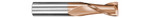 1/16" SINGLE END STANDARD LENGTH 2 FL TiCN