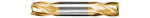 1/16" DOUBLE END STUB LENGTH 4 FL TiCN