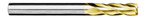 1" SINGLE END EXTRA LONG 4 FL TIN