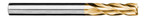 1/2" SINGLE END EXTRA LONG 4 FL TICN