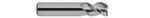 1/16" SINGLE END STUB LENGTH 3 FL  UNCOATED