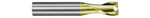 1/16" SINGLE END STUB LENGTH 2 FL  TIN