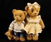 Cherished Teddies  ~  BERNARD & BERNICE ... MOF  *  NEW From Our Retail Shop