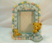 Cherished Teddies  ~  BABY BOY PRAYING FRAME  *  NIB