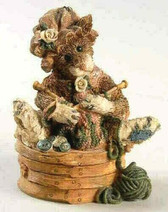 Boyds ~ COOKIE CATBERG ... KNITTIN' KITTEN  *  Pre-Loved