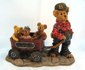 Boyds  HUCK W/MANDY, ZOE & ZACK...ROLLING' ALONG * NEW From Our Shop