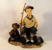 Boyd's Dollstone  ~  MICHAEL And THAYER ... Waitin' For Grandpa FISHING  *1E*  NIB