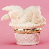 Snowbunnies  ~  SWEET DREAMS ... Hinged Box  *  NEW From Our Retail Shop