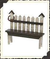 Boyd's  ~  MRS. BEEZLEY'S GARDEN BENCH  *  NIB