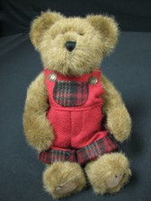 Boyd's  ~  JOEL  BEARSLEY  *  9"  Bear w/Wool Overalls * NEW From Our Shop
