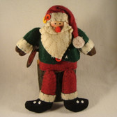 Delton  ~  SANTA With DANGLING LEGS ... Green & Red  *  NEW From Our Retail Shop