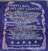 WHEN I AM AN OLD WOMAN ... I Shall Wear Purple SHIRT  *  NEW & MINT CONDITION