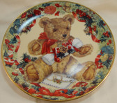 Franklin Mint  ~  TEDDY'S FIRST CHRISTMAS ... Limited Edition Plate 