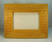 Wood 8x10 Frame ... BABIES Frame for 4x6 Picture * MINT CONDITION