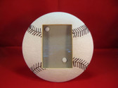 Connosseur ~ BASEBALL FRAME ... 7"Round & Holds 3"x 4.25" Picture  *  MINT Condition