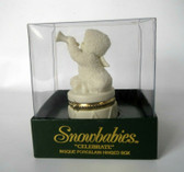 Snowbabies  ~  CELEBRATE ... Bisque Porcelain Hinged Box  *  NEW From Shop