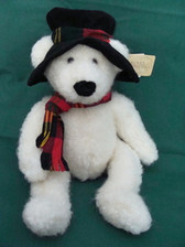 Russ  ~  TOPPER SNOWBEAR ... 15" w/Black Hat * NEW From Our Shop