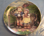 M.I. Hummel  ~  DANBURY MINT ... Set/4 Porcelain Plates  *  MINT Condition