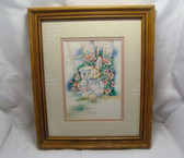 Framed & Matted Picture  ~  PAPA BUNNY & BABY  *8"X10"*  *  NEW From Our Retail Shop