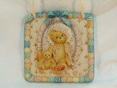 Cherished Teddies  ~  HOME IS WHERE HEART IS Plaque  *  NEW From Our Shop