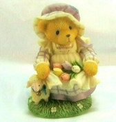 Cherished Teddies  ~  ANITA ... Holding Tulips  *Catalog Exclusive*  NEW From Our Shop
