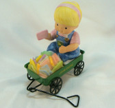 John Deere Friends  ~  GIRL With WAGON ... Deere Valentine  *  NEW From Our Shop