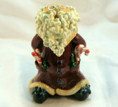 Enesco ~  SANTA w/Candy Canes & Greens   *4"*   NEW From Our Retail Shop