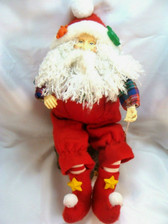 Sullivans  ~  SITTING SANTA ... With Pointed Toes  *12"*  NEW From Our Shop
