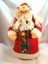 Sullivan's ~ FABRIC SANTA TREE TOPPER *12"* NEW From Our Shop