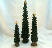 EVERGREEN TREES ... Star on Top *Set of 3 Sizes* NEW From Our Retail Shop