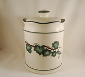 Noel  ~GREEN IVY DESIGN ... Small Canister  *  NEW From Our Retail Shop