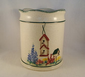 Noel  ~  UTENSIL JAR ... Birdhouse Design  *  NEW From Our Shop