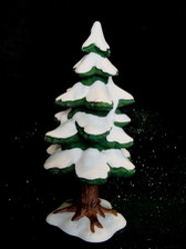 Dept. 56  ~  SM.  VILLAGE PORCELAIN  PINE  *  NIB