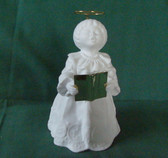 Dept 56 ~ WINTER SILHOUETTES ~  CAROLING  ANGEL  *NIB*