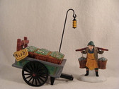 Dept 56  ~  CHELSEA MARKET FISH MONGER ... Set of 2  *  NEW From Our Retail Shop