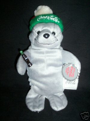 coca cola seal plush