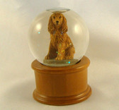 Westland  ~  IRISH  SETTER  DOG  Water Globe  *  NIB