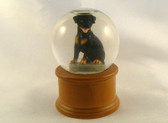 Westland  ~  BLACK  LABRADOR  DOG  Water Globe  *  NIB