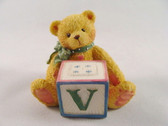 Cherished Teddies  ~  LETTER  V  *  NIB