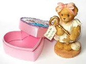 Cherished Teddies  ~  JOSETTE ...  KEY TO MY HEART & BOX  *  NEW From Our Shop
