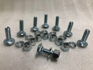 Axle bearing and flange mounting hardware