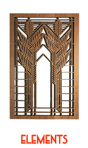 AlaModerna Frank Lloyd Wright Wall Element Products