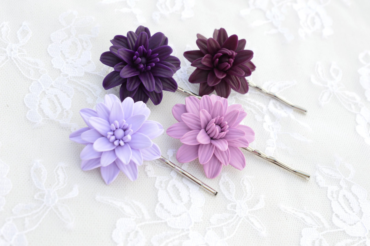flower様 Small Dahlia Hair Clip (1 pcs only)