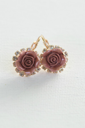 Renae Earrings in Rose Gold