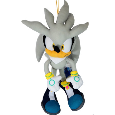 silver the hedgehog plush