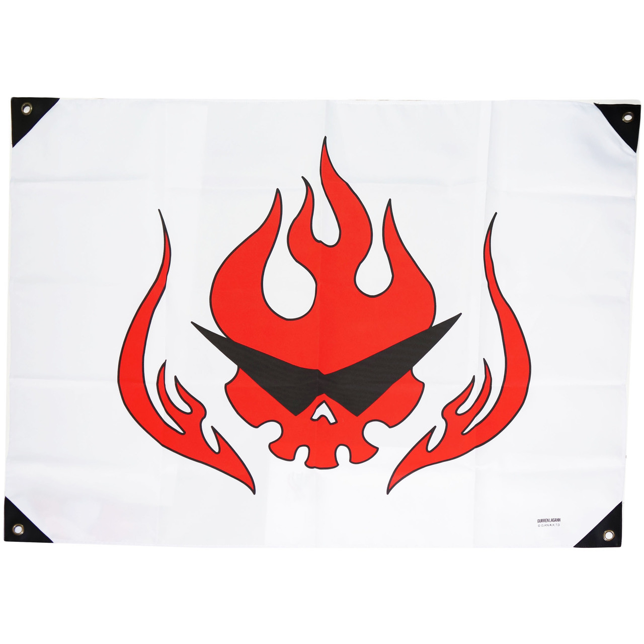Gurren Lagann Team DaiGurren Logo Flag Circle Red