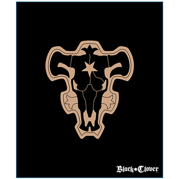 Black Clover The Black Bulls Cloak Throw Blanket Circle Red