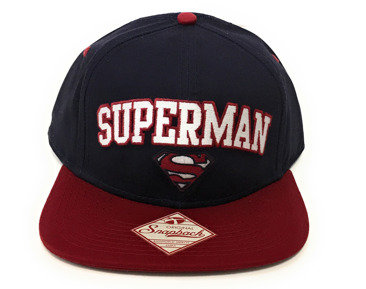 Superman: Man of Steel Adjustable Snapback Cap Hat - Circle Red