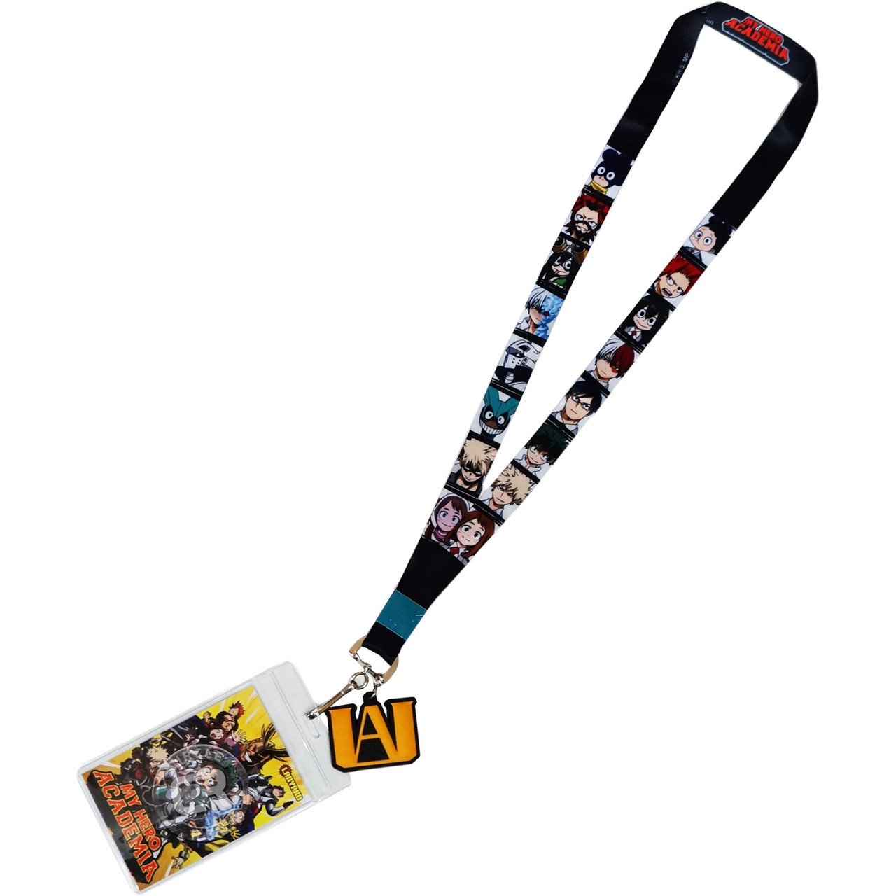 My Hero Academia Class 1A Hero Portraits Lanyard with ID Badge Holder